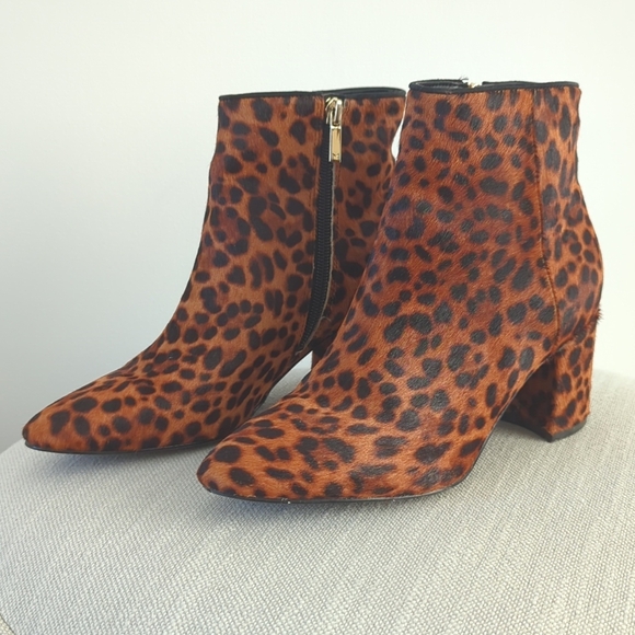 Marc Fisher Leopard Print Ankle Boot (Cow Hair) - Picture 1 of 6